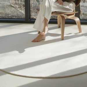 호이데코 코지 원형 단모 러그 워셔블 200R