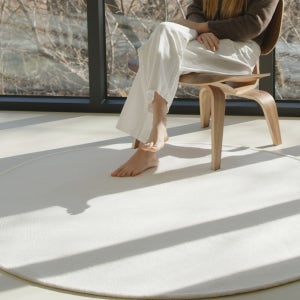 호이데코 코지 원형 단모 러그 워셔블 200R