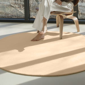 호이데코 코지 원형 단모 러그 워셔블 200R