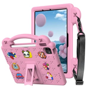 아이패드 프로 M5 11 케이스 범퍼 유아 키즈 에바폼 애니멀비츠 핑크, 프로 8세대 11 M5
