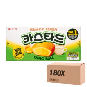 [오늘출발] 롯데 카스타드 138g 1박스 / 23g, 6개입, 12개