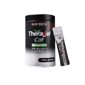 테라겔캣 헤어볼 배출 짜먹는 고양이용 프리미엄 겔유산균 30포, 1개
