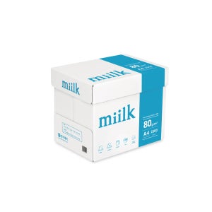 밀크 A4 복사용지 복사지 A4용지 milk 80g 2500매 1박스