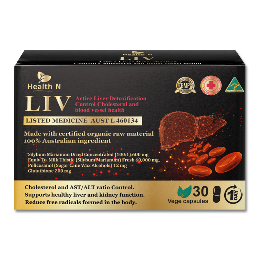 Health N LIV 엘아이브이 밀크씨슬 혈관 간 영양제