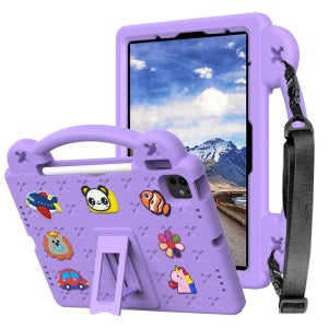 아이패드 프로 M5 13 케이스 범퍼 유아 키즈 에바폼 애니멀비츠 퍼플, 프로 8세대 13 M5