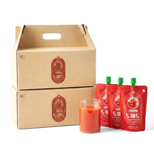 교회선물 토마토주스 김명희 주스 2박스 아침식사대용 답례품 양로원 즙선물 토마토즙