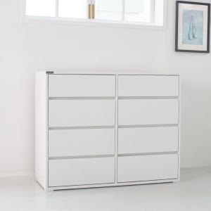 E0등급 틈새 옷 서랍장 E0등급 친환경 마레 단스 서랍 2colors 1000, 4단, 화이트