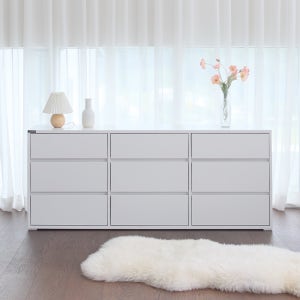 E0등급 틈새 옷 서랍장 E0등급 친환경 마레 단스 서랍 2colors 1500, 3단, 화이트