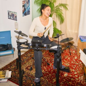 삼익악기 전자드럼 BM E-1 올메쉬 풀패키지 K-POP 리듬게임 앱 연동