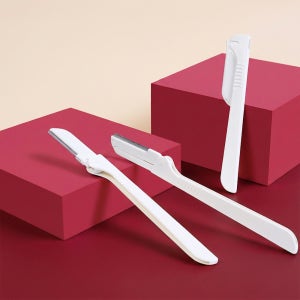 신도프라임 눈썹칼 10개입 일본칼날 대용량 눈썹정리칼