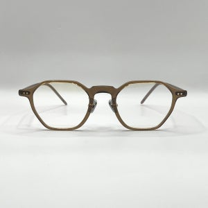 오드아이웨어 커리 Curry C.2 브라운 가벼운 크라운판토형 뿔테 안경