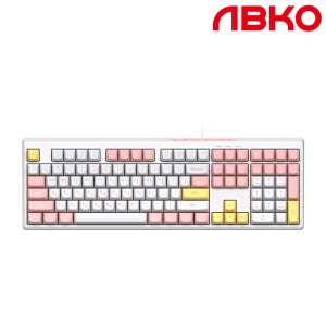 앱코 MK108 저소음 사무용 키보드 베이비핑크, 멤브레인
