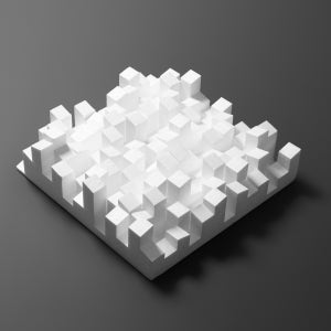 (1+1) 고밀도 3D 음향 디퓨저 방음재 스튜디오 홈레코딩 인테리어 벽면 패널 50x50