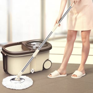 돌돌이물걸레 회전물걸레밀대 통돌이 청소기 핸드스핀 업소용