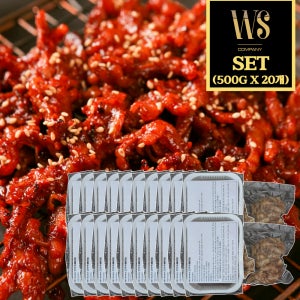 [샵인샵] 불닭발 500g 20개 [ 간편조리 즉석식품 안주 간편식 닭발 ]