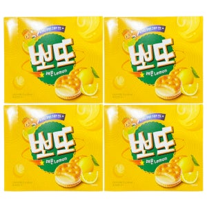 크라운 뽀또 레몬 322g X 4개
