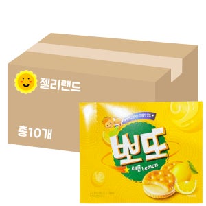 크라운 뽀또 레몬 322g X 10개 (1BOX)