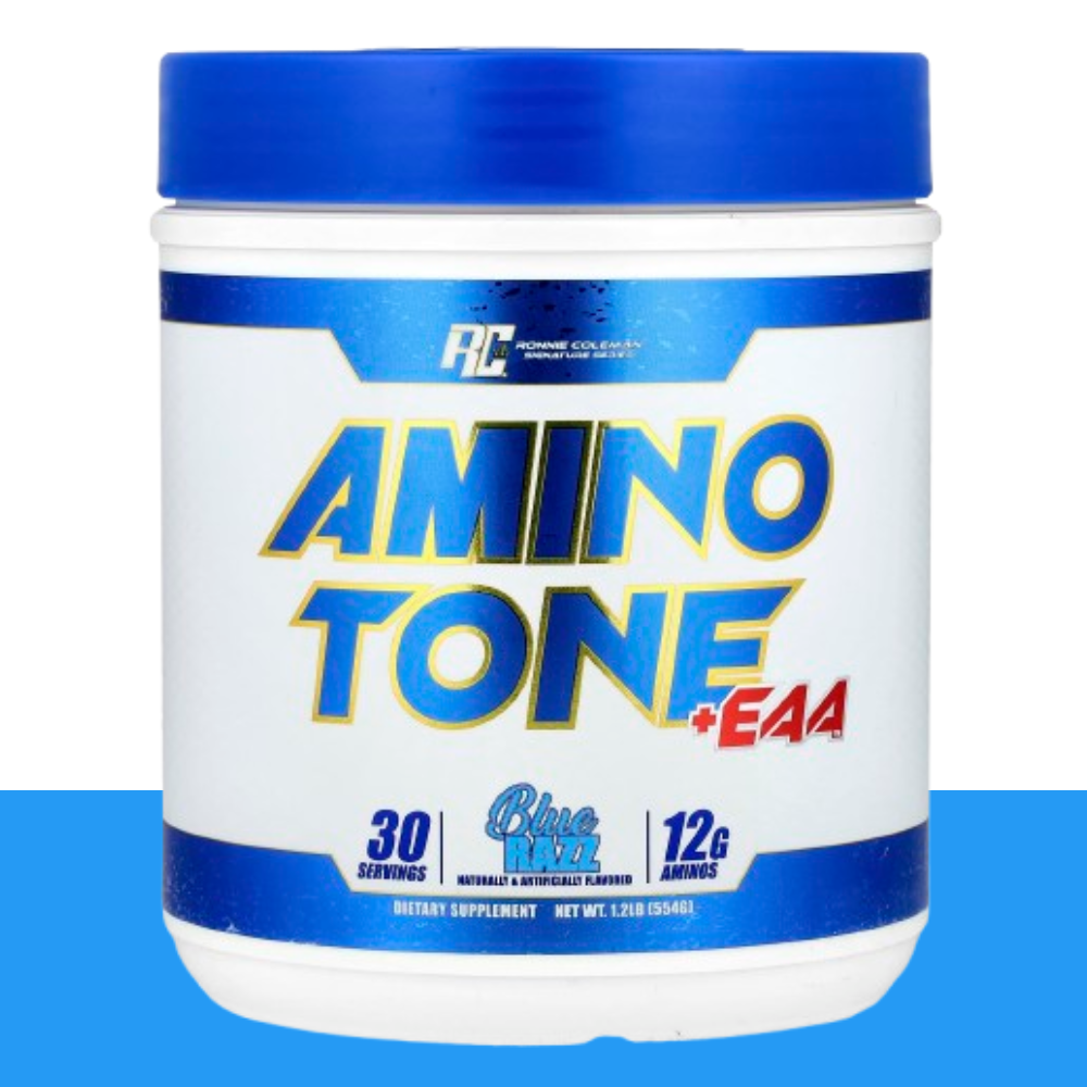 <b>로니콜먼 운동</b> 부스터 EAA Amino Tone 블루라즈 554g