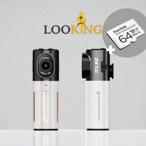 루킹 LX2 트랙캠 자전거 블랙박스 후방 후미등