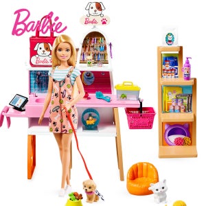 [20000P][BARBIE] 패밀리 펫 부티크 바비인형 플레이세트