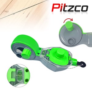 피츠코 수동먹통 고급형 PTC-IC-GREEN 녹색 먹물통 목공용 먹통 전문가용