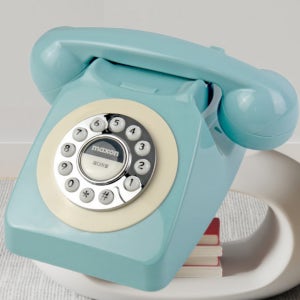 맥슨 유선전화기 레트로 빈티지 일반 전화기 민트