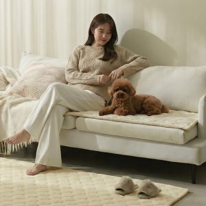 호이데코 라쎄 토퍼 쇼파패드 오트밀 베이지, 60x230(4인용)