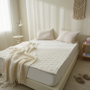 호이데코 라쎄 침대 패드 토퍼 - 크림 아이보리 SS(110x200)