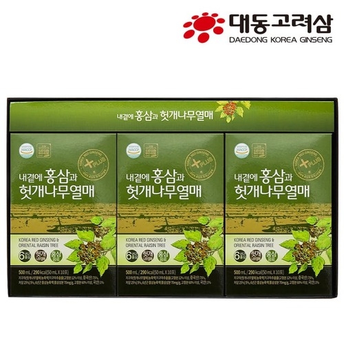 <b>대동고려삼</b> 내곁에 홍삼과 헛개나무열매 50mlx30포, 1개