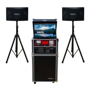 노래방몰 카펠라 프리미엄 이동식노래방세트 MS-1200 K2+반주기,스피커,앰프-고급형