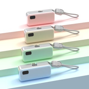 썬드라 BC2 도킹형 5000mAh 고속 충전 보조배터리 1013QPB MINI BL