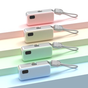 썬드라 BC2 도킹형 5000mAh 고속 충전 보조배터리 1013QPB MINI BL