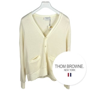 톰브라운 남성울니트가디건아이보리 Thom Browne MJT133A 04446 100