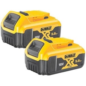 DEWALT 디월트 DCB184P2 XR 18V 배터리 5.0Ah 2개 세트 전동공구용
