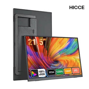21.5인치 휴대용 모니터 120Hz. RGB 100% VESA 홀& 브래킷 노트북 확장용