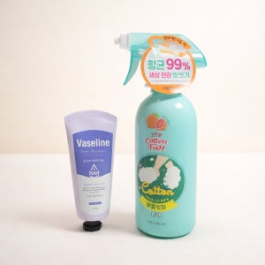 발을씻자 풋샴푸 385ml 바세린 크림 선물세트 풋케어 발관리 발냄새 제거 선물세트
