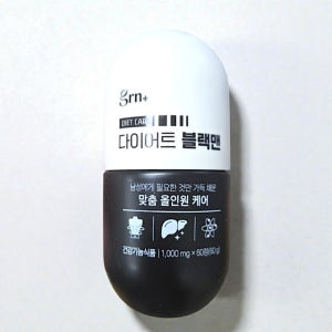 GRN 다이어트 블랙맨 검정이 맞춤 올인원 케어 남자 60정 1개