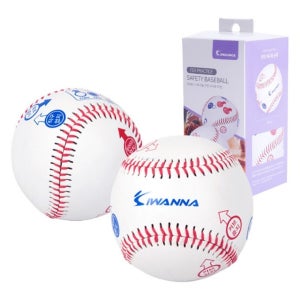 아이워너 구질 연습 안전 야구공 2개입 패키지포장