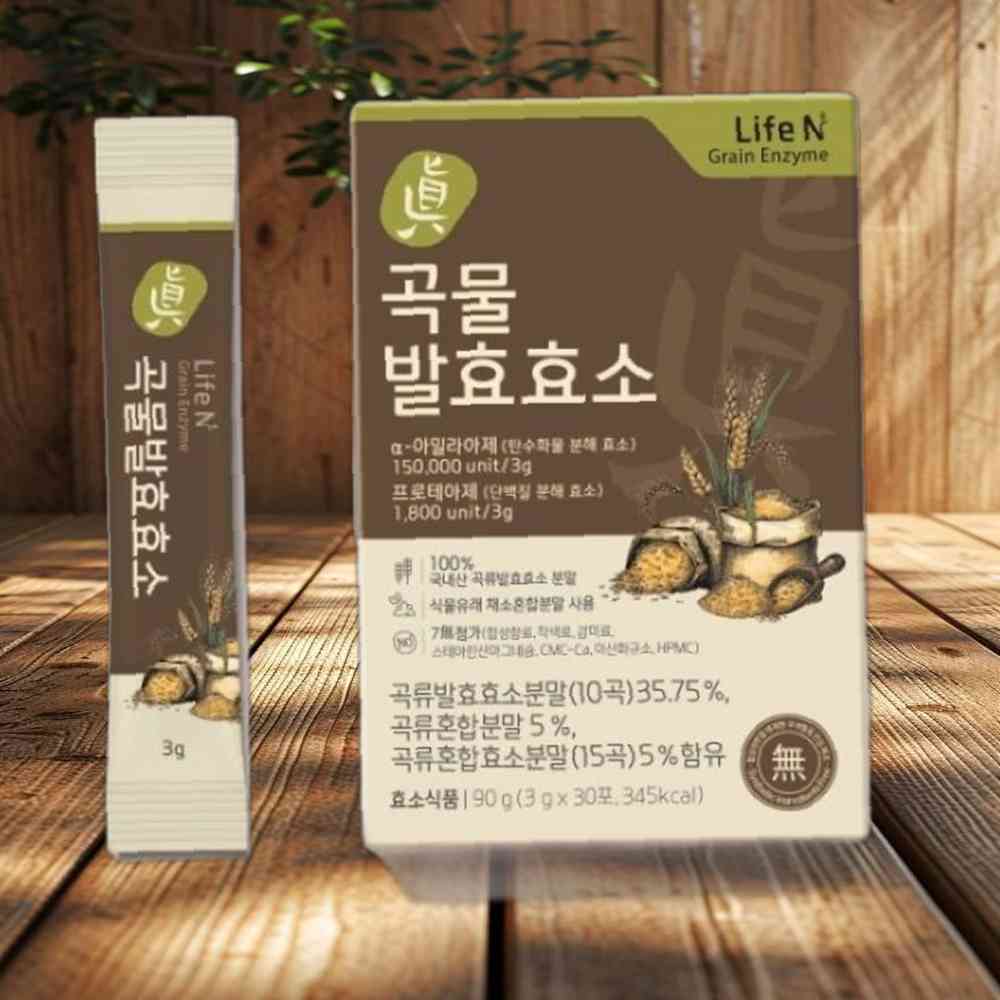 진곡물발효효소 3gx30포 건강기능