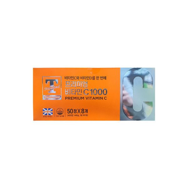 <b>T STANDARD</b> 프리미엄 <b>비타민</b>C 1000 1100mg x 400정 /