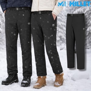 밀레 패딩 바지 남성 여성 기능성 보온력 충전재 패딩 팬츠 에베레스트 K2 한라산