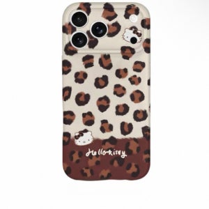 자체제작 레오파드 호피 산리오 키티 아이폰케이스 갤럭시폰케이스 아이폰 17프로 젤리 카메라 구멍만 구멍