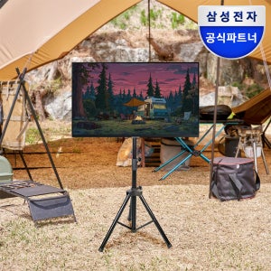 삼성 M5 스마트 IPTV 27인치(68cm) 캠핑TV 이동식 휴대용 유튜브 넷플릭스 블랙