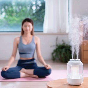 컴우드 마리엘 듀얼 무선 가습기 CWH-5000 2L 대용량 탁상용 사무실 캠핑용 휴대용