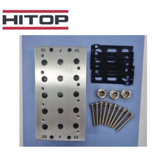 (재고보유) SMC VF5120,VF5220 밸브용 3/8 매니폴드 블록 VV5F5-20-101 10연조 동일사이즈 대체품 HITOP VP3-M10 ,바로 교체 사용