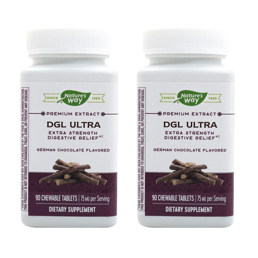 <b>네이처스</b>웨이 DGL 츄어블 울트라 90정 2개