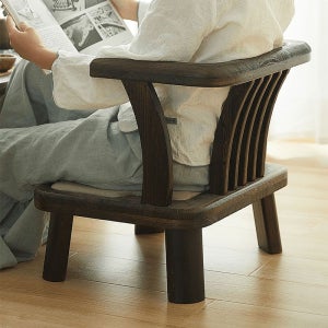 낮은등받이의자 스툴 나무 스톨 스텝 스틀 벤치 거실 소프트 팩 높이 27cm