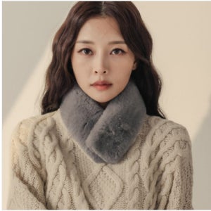 보들보들 풀스킨 렉스 쁘띠 자석퍼 머플러