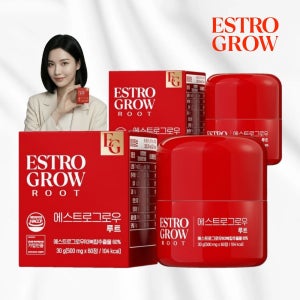 에스트로그로우 여성 비오틴 아누카사과 맥주효모 모발 두피 케어 영양 관리 데일리 보조제 60정, 2개
