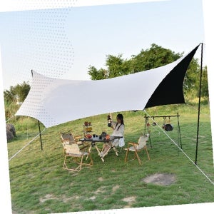 대형 육각 타프 차박 캠핑 그늘막 방수 어닝 헥사 야외 피크닉 차양막 텐트 타프
